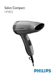 Manual Philips HP4823 Salon Compact Uscător de păr