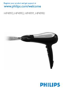 Kullanım kılavuzu Philips HP4993 SalonDry Pro Saç kurutma makinesi