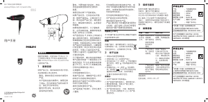 说明书 飞利浦 HP8247 电吹风