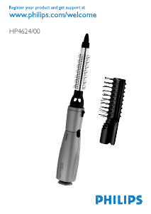 Manual Philips HP4624 Salon Airstylist Hair Styler