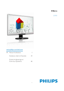 Bedienungsanleitung Philips 221S3LCS Brilliance LED monitor