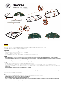 Manual Skandika Novato Tent