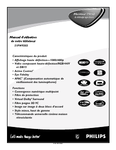 Mode d’emploi Philips 51PW9303 Téléviseur