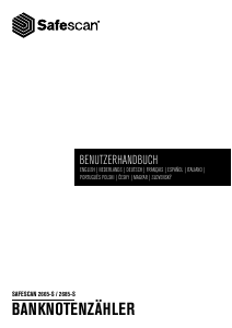 Bedienungsanleitung Safescan 2685-S Banknotenzähler