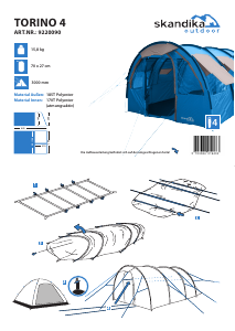 Manual Skandika Torino 4 Tent