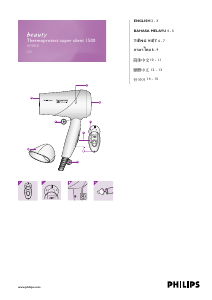 Handleiding Philips HP4858 Thermoprotect Super silent Haardroger