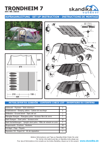 Manual Skandika Trondheim 7 Tent