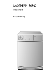 Brugsanvisning AEG LTH36500 Tørretumbler
