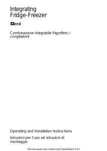 Manuale AEG SANTO3104-4I Frigorifero-congelatore