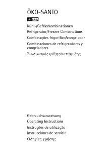 Manual de uso AEG SANTO322-6KG Frigorífico combinado