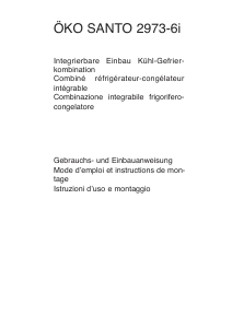 Manuale AEG SANTO2973-6I Frigorifero-congelatore