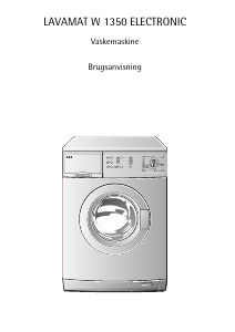 Brugsanvisning AEG LAVW1350 Vaskemaskine