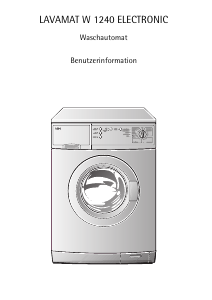 Bedienungsanleitung AEG LAVW1240-W Waschmaschine