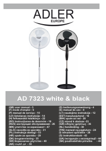 Manual Adler AD 7323w Ventilator