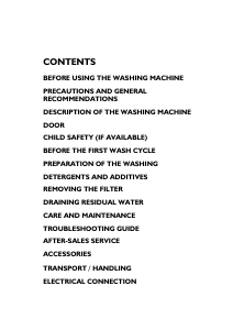 Manual Bauknecht WA Sensitive 26 DI Washing Machine