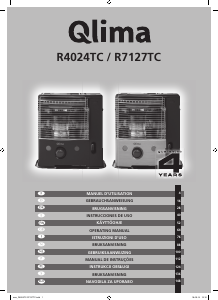 Manual de uso Qlima R7127TC Calefactor