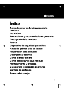 Manual de uso Bauknecht WAS 4130 Lavadora
