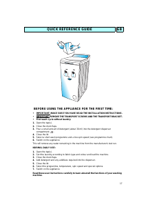 Manual Bauknecht WAT 5142 ED Washing Machine