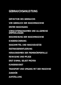 Bedienungsanleitung Bauknecht WA 8512 Waschmaschine