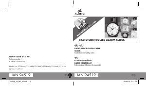 Manual Auriol IAN 94519 Ceas cu alarmă