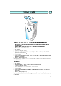 Manual de uso Bauknecht WAT 9558 WD Lavadora