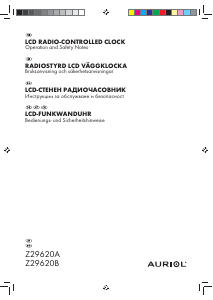 Наръчник Auriol IAN 71207 Радио с будилник