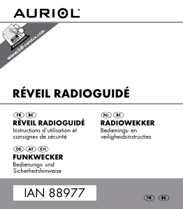 Handleiding Auriol IAN 88977 Wekkerradio