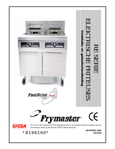 Handleiding Frymaster FPRE-22 Friteuse