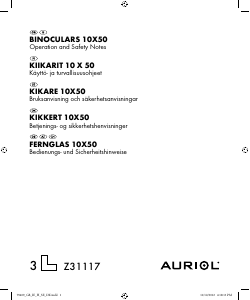 Käyttöohje Auriol IAN 79409 Kiikari