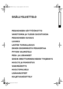 Käyttöohje Bauknecht WAK/D 7414 EX Pesukone