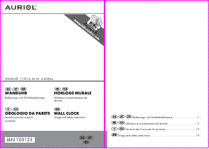Manuale Auriol IAN 103125 Orologio
