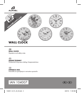 Instrukcja Auriol IAN 104007 Zegar