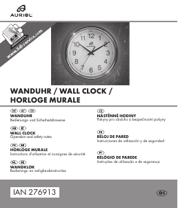 Manual de uso Auriol IAN 276913 Reloj