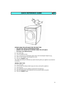 Manual Bauknecht WA 1402 Washing Machine