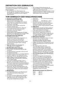 Bedienungsanleitung Bauknecht WAK 5410 DI Waschmaschine