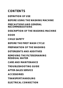 Manual Bauknecht WA Pure XL 24 BW B Washing Machine