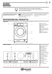 Manuale Bauknecht WA Prime 954 Lavatrice