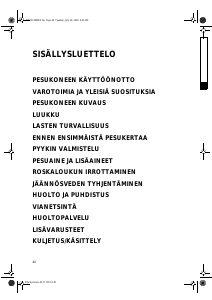 Käyttöohje Bauknecht WAS 4770 Pesukone