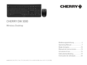 Manual de uso Cherry DW 3000 Teclado