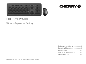 Manuale Cherry DW 5100 Tastiera