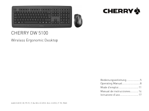 Handleiding Cherry DW 5100 Toetsenbord