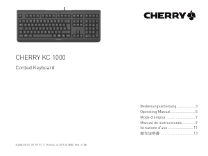 Bedienungsanleitung Cherry KC 1000 Tastatur