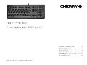 Manuale Cherry KC 1068 Tastiera