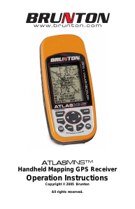 Handleiding Brunton AtlasMNS Handheld navigatiesysteem