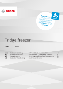 Bedienungsanleitung Bosch KIV87VFE0 Kühl-gefrierkombination