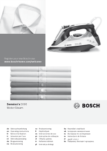 Bruksanvisning Bosch TDI902839A Sensixxx Strykjärn