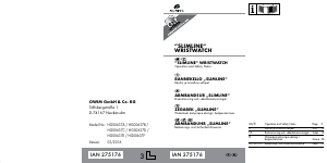 Bruksanvisning Auriol IAN 275176 Armbandsur