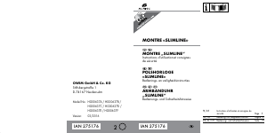 Handleiding Auriol IAN 275176 Horloge