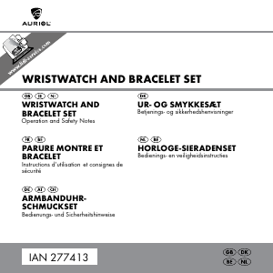 Brugsanvisning Auriol IAN 277413 Armbåndsur