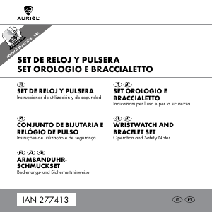 Manuale Auriol IAN 277413 Orologio da polso